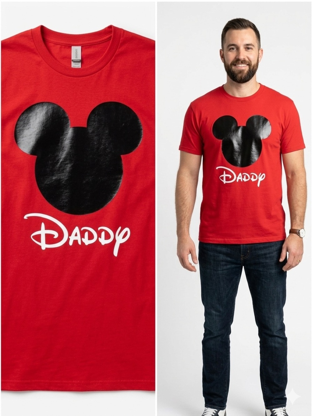 Mickey Mouse “Daddy” Tee Size XL